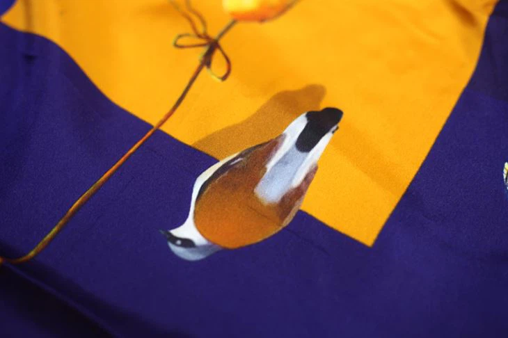 Oversize Violet Pure Silk Shawls